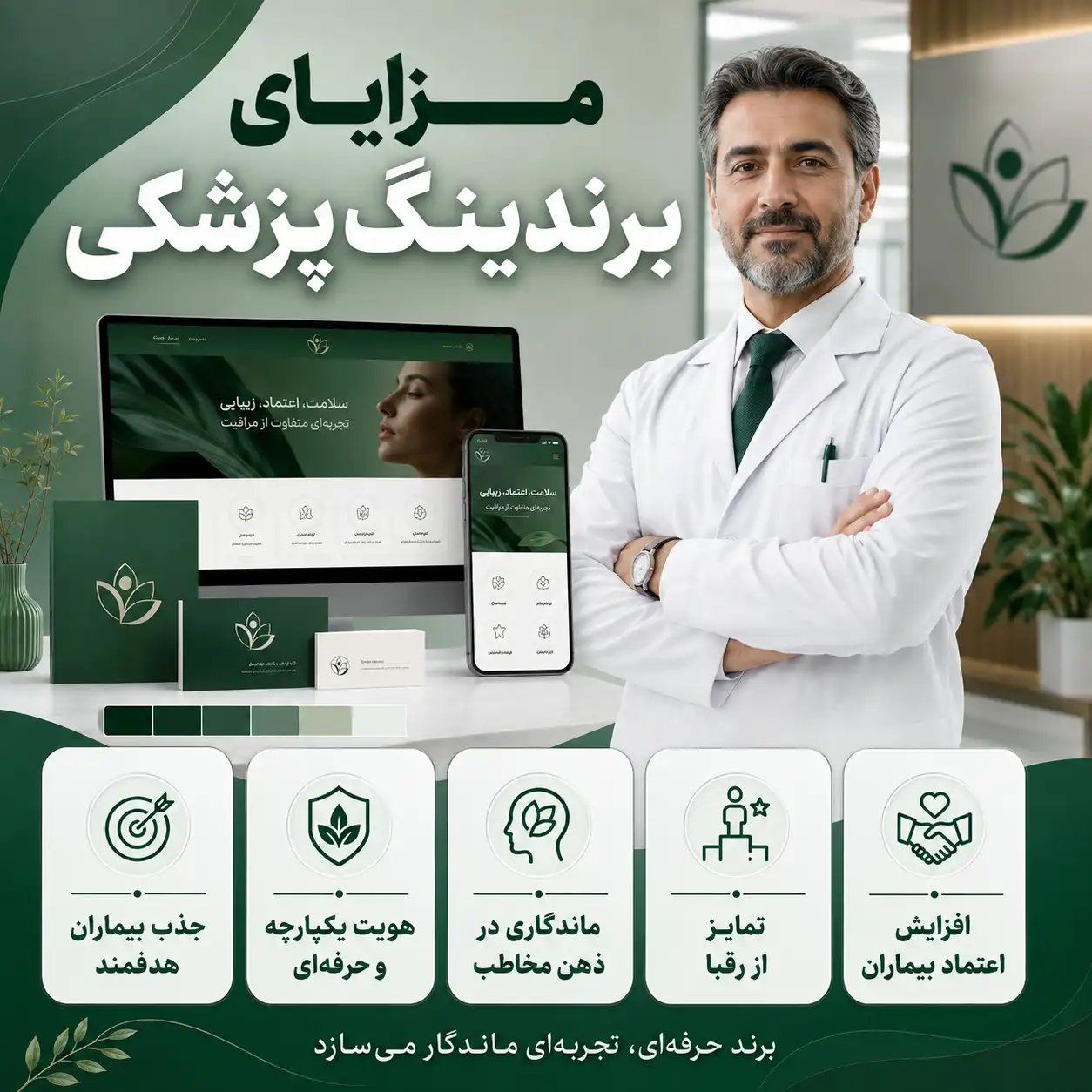 مزایای برندینگ پزشکی